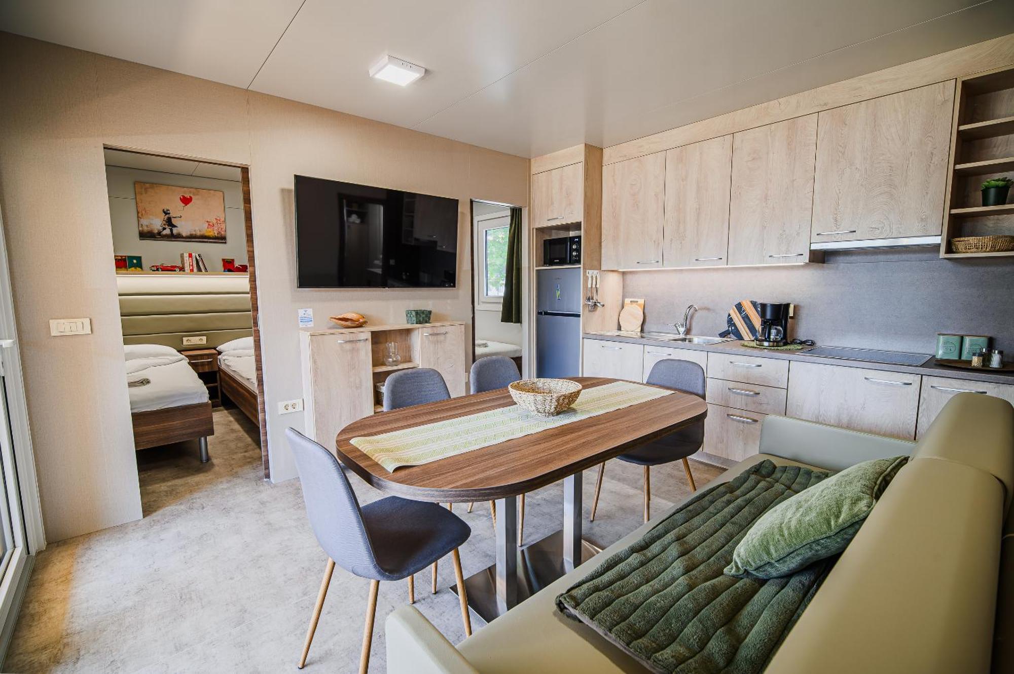 Premium Mobile Homes With Thermal Riviera Tickets Чатеж-об-Саві Екстер'єр фото